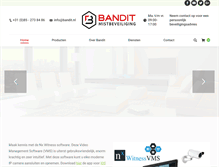 Tablet Screenshot of bandit.nl